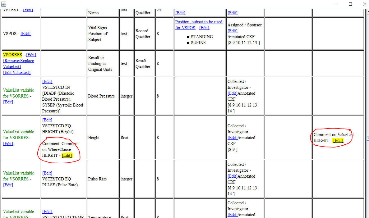 WhereClause comment versus ValueList comment - WYSIWYG tool